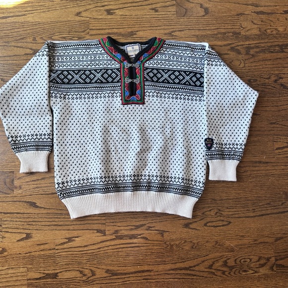 VTG Dale Of Norway Pure New Wool Unisex Large Sweater - Picture 1 of 4